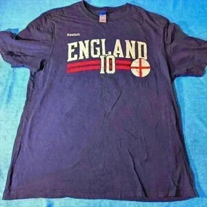 Reebok England Soccer  T-Shirt - Size Large